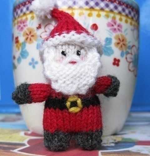 Santa claus knitting pattern free