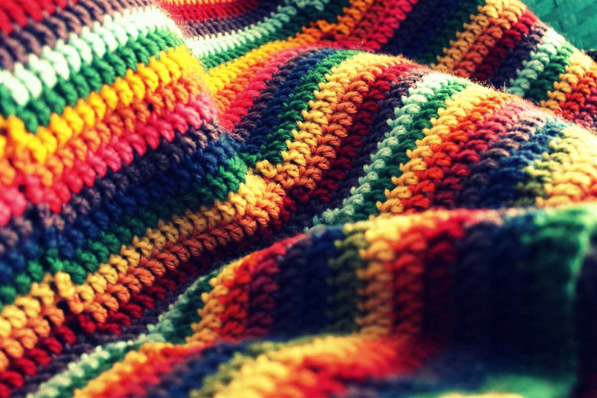 Scrap blanket knit pattern