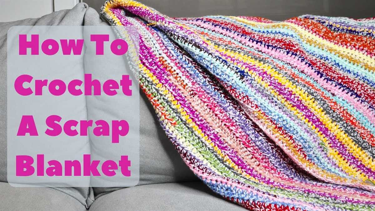 Scrap blanket knit pattern