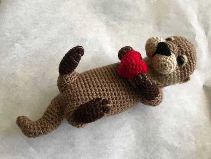 Sea otter knitting pattern