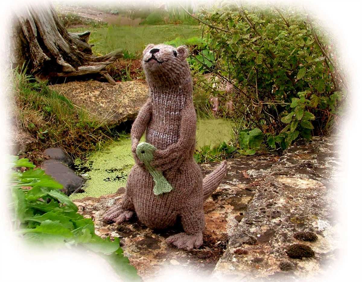 Sea otter knitting pattern