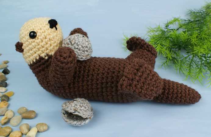 Sea otter knitting pattern