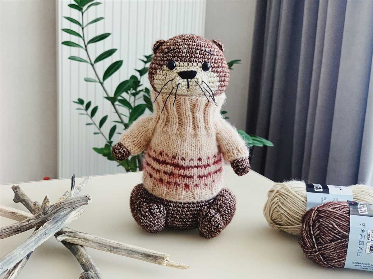 Sea otter knitting pattern