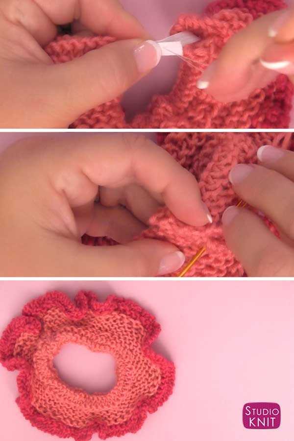 Seed stitch knitted headband pattern