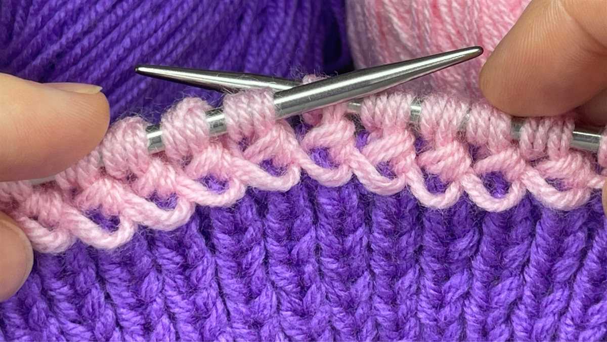 Seersucker knitting pattern