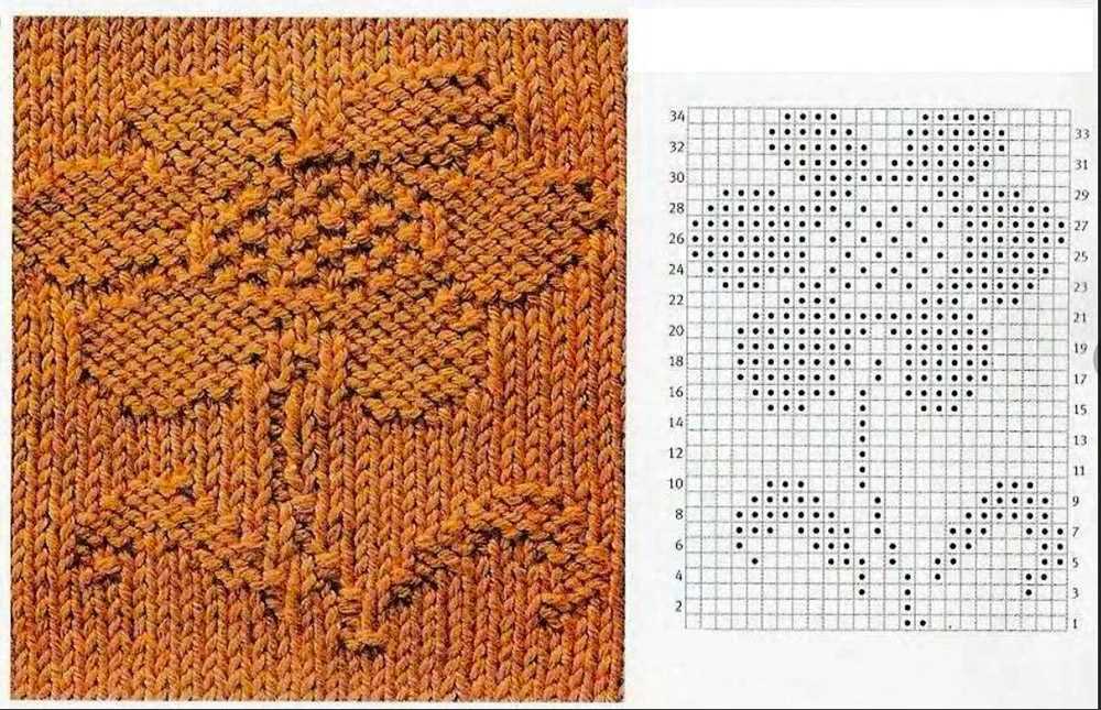 Shadow knitting patterns