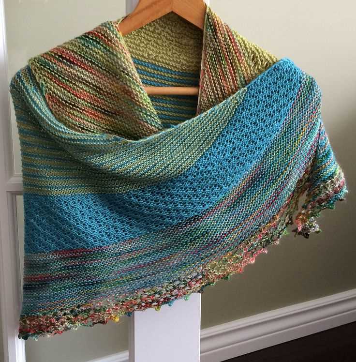 Shawl in a ball patterns knit