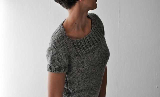 Short sleeve sweater patterns free knitting
