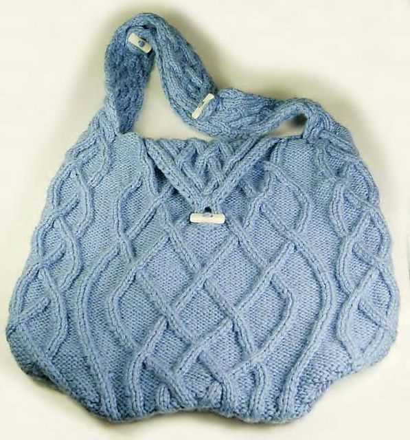 Shoulder bag knitting pattern