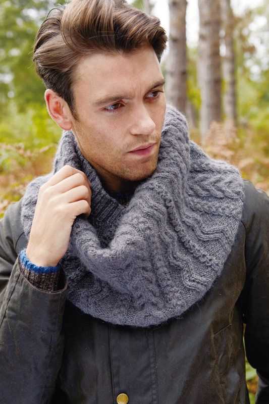 Simple mens scarf knitting pattern