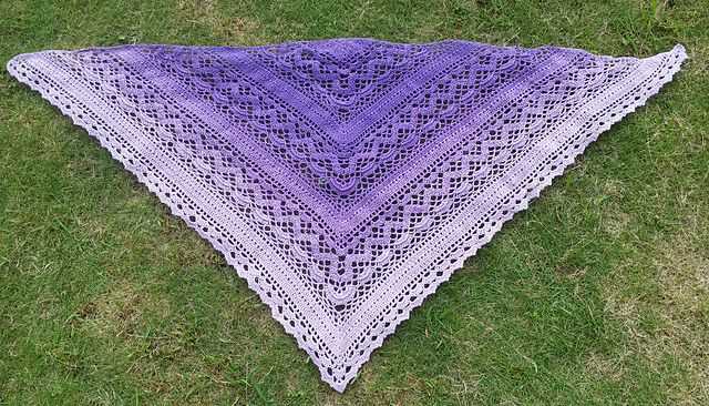 Simple prayer shawl knitting pattern