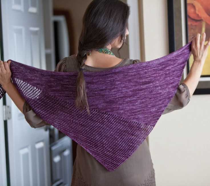 Simple prayer shawl knitting pattern