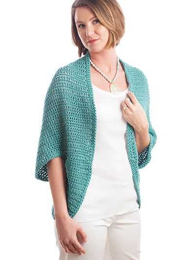 Simple knit shrug pattern