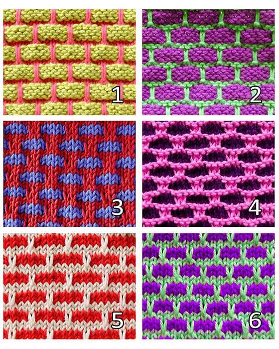 Simple knit stitch patterns