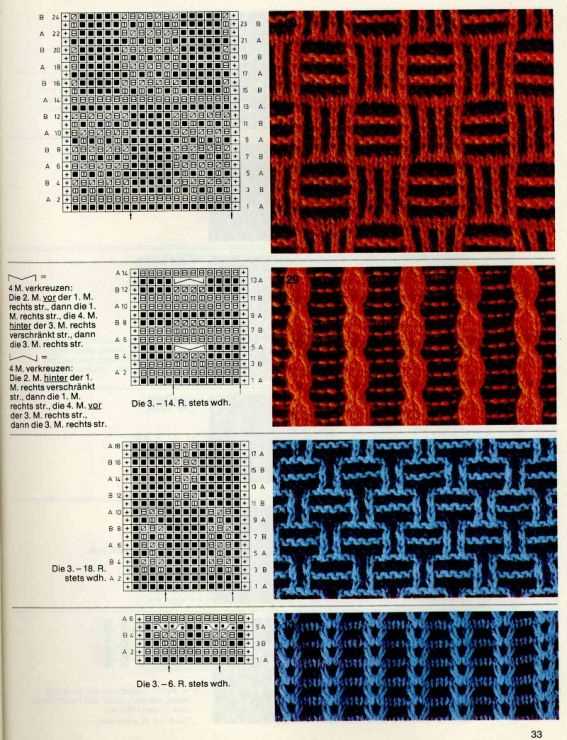 Simple knit stitch patterns