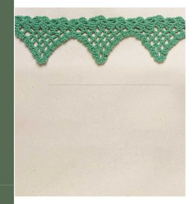 Simple knitted edging patterns