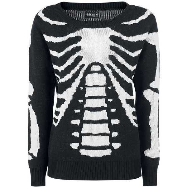 Skeleton knit sweater pattern