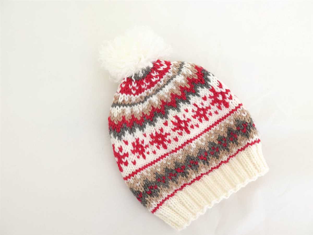 Ski hat knitting patterns free