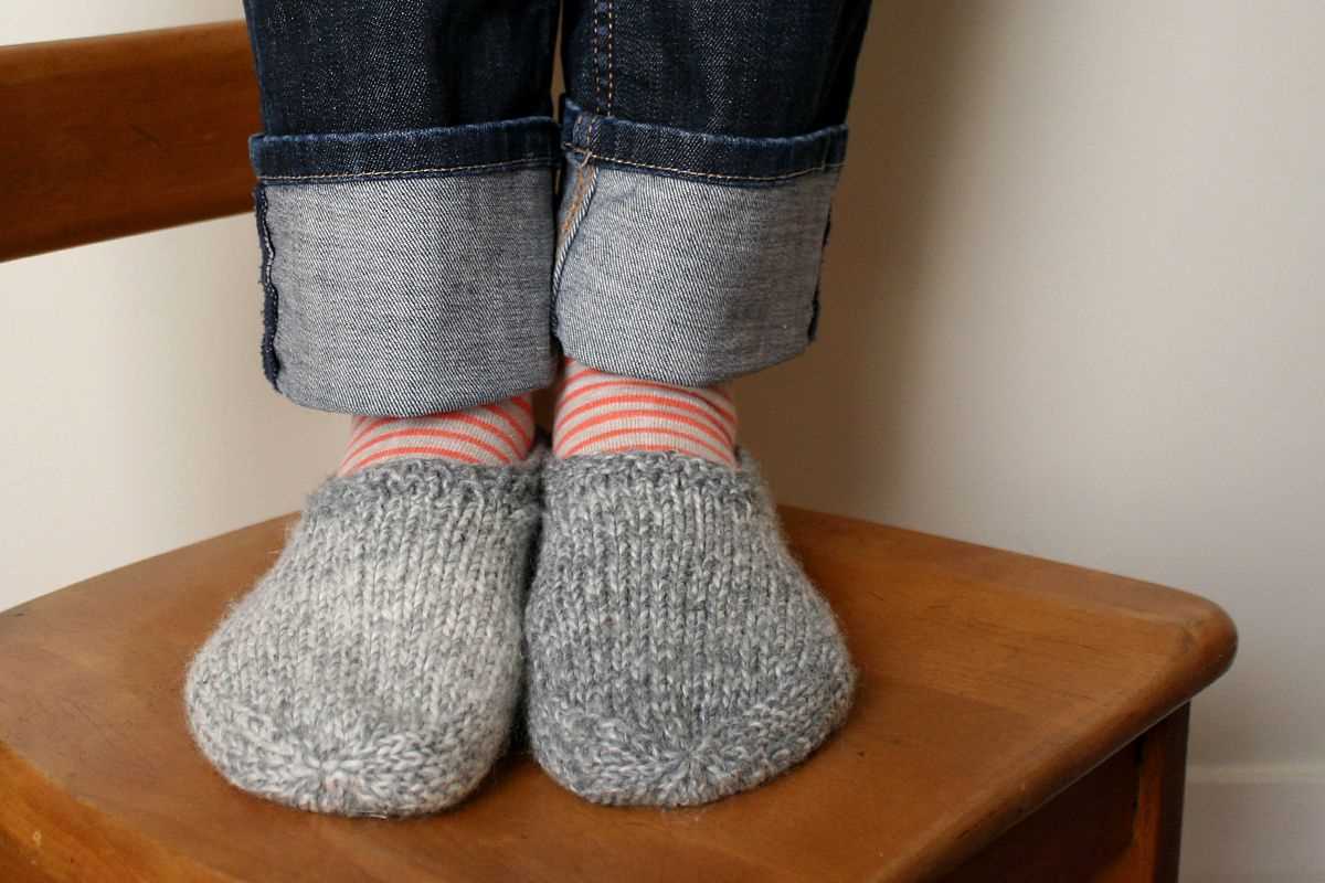 Slipper knit pattern