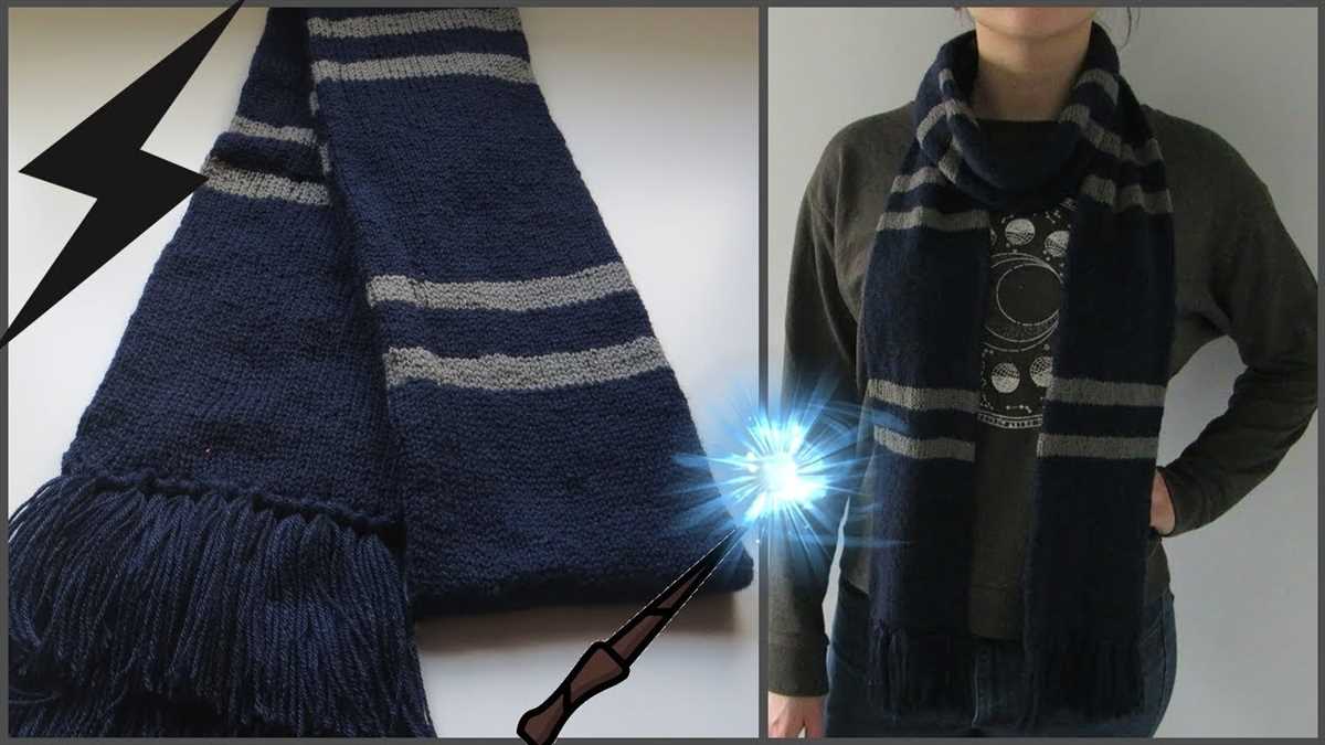 Slytherin scarf knitting pattern