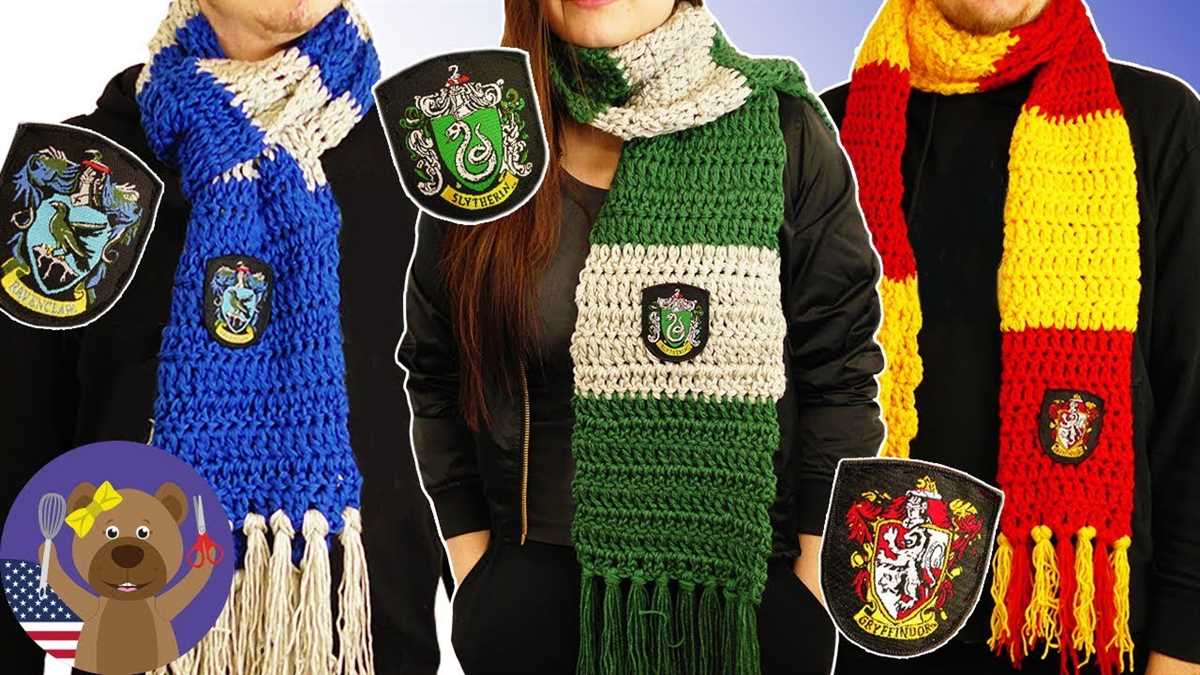 Slytherin scarf knitting pattern