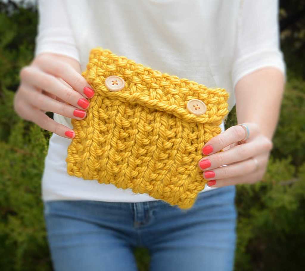 Small knitted bag pattern