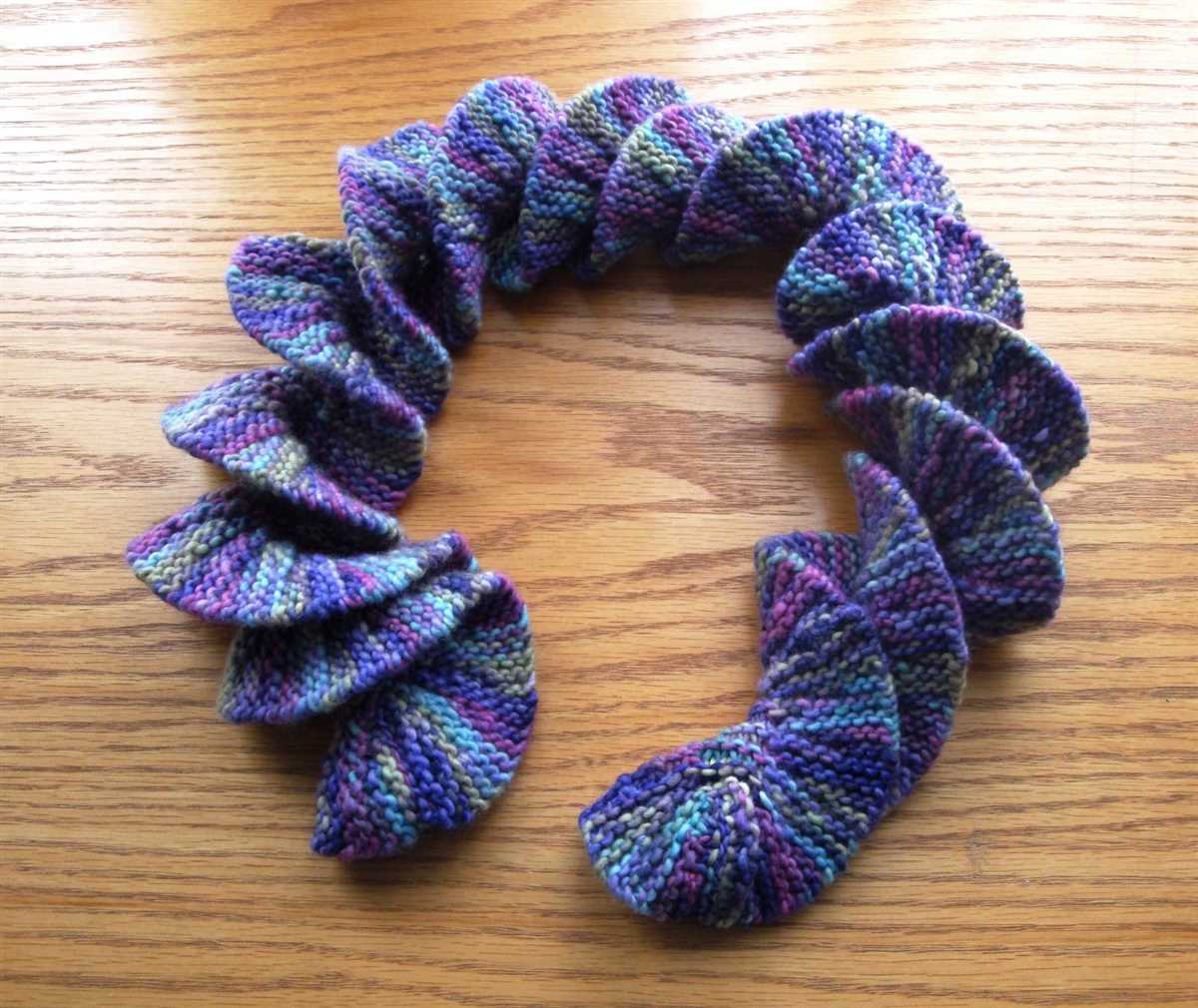 Spiral scarf knitting pattern free