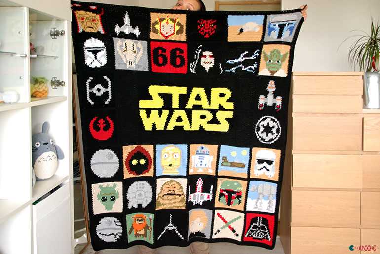 Star wars knit blanket pattern