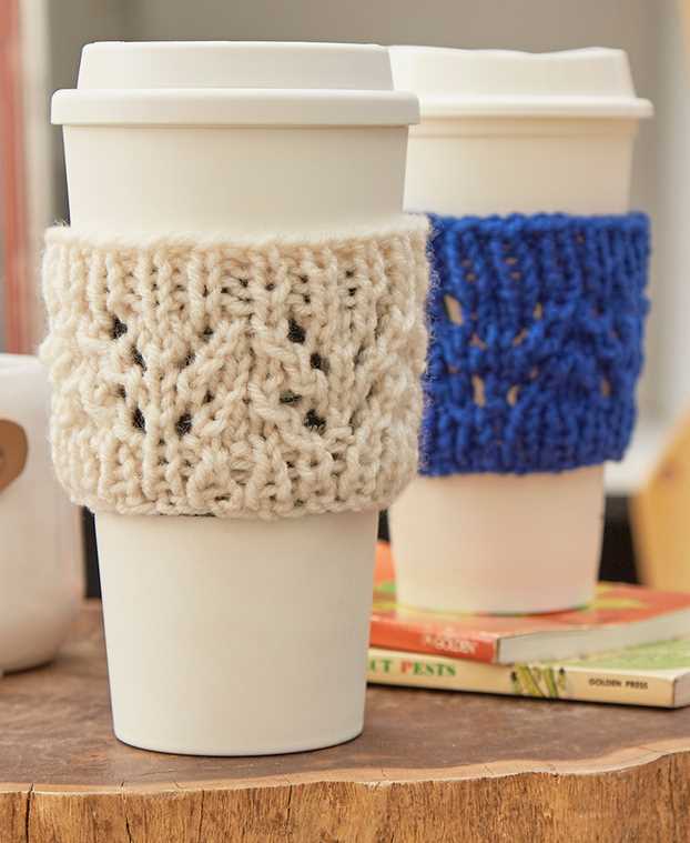 Starbucks cup cozy knit pattern