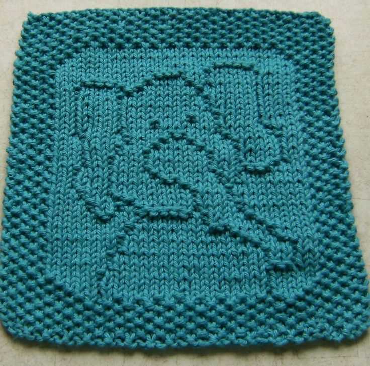 Starfish dishcloth knit pattern