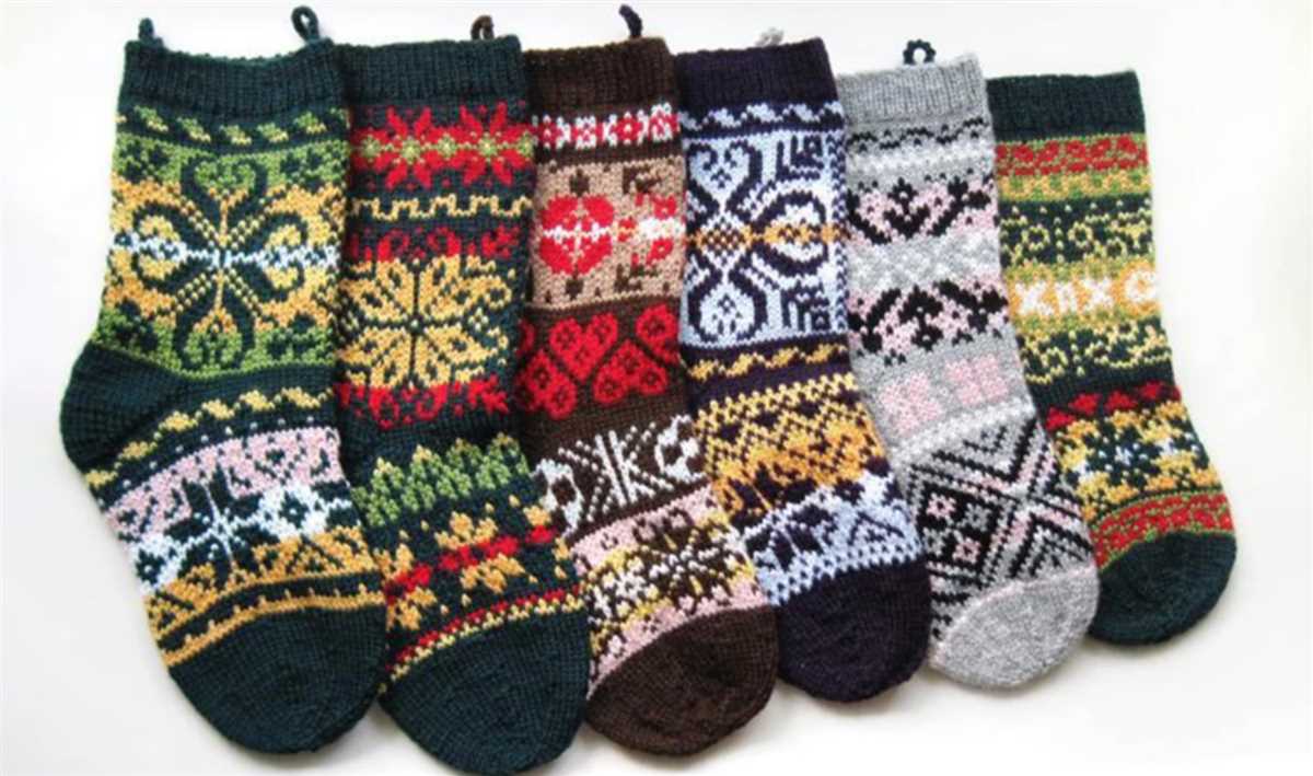 Stocking knitting pattern