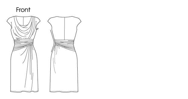 Stretch knit dress sewing patterns