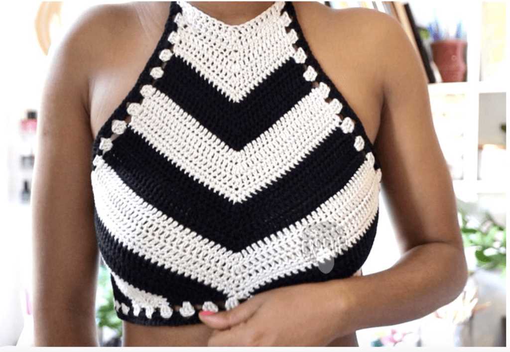 Summer crop top knitting pattern free