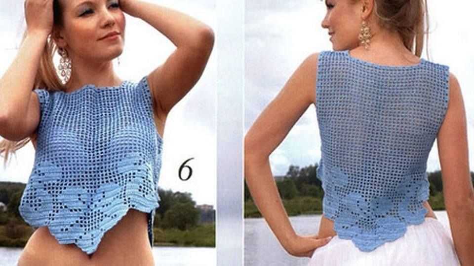 Summer crop top knitting pattern free