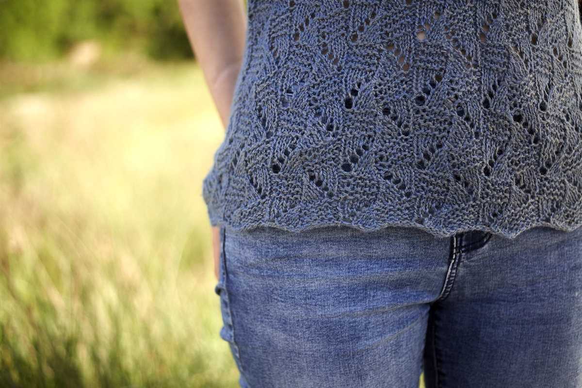 Summer top knitting patterns