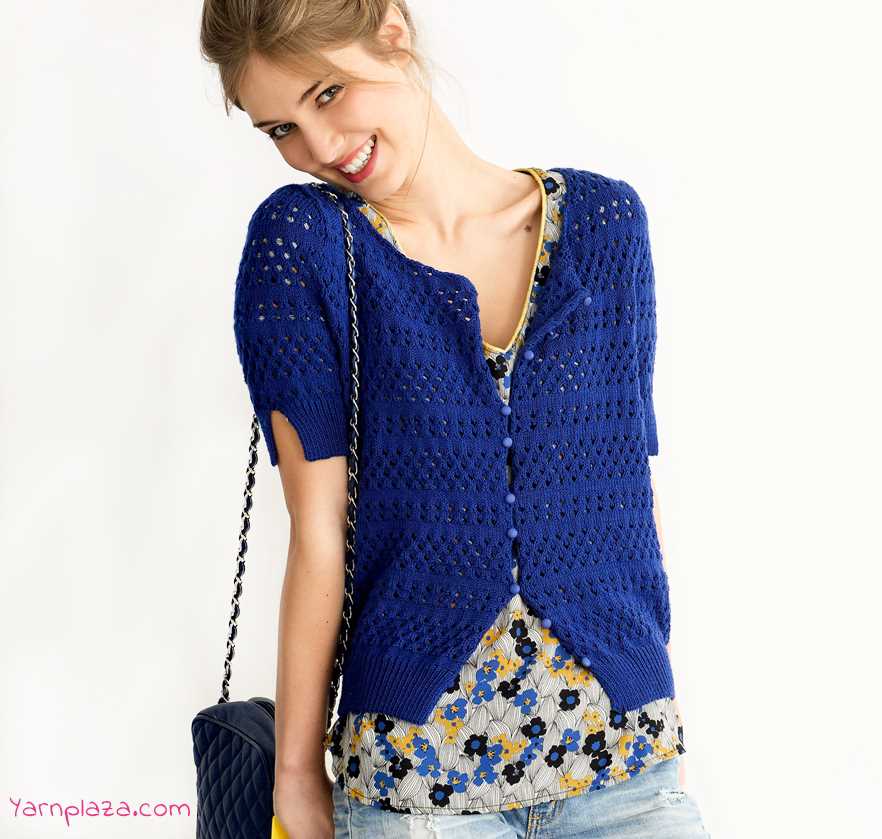 Summer cardigan knitting pattern