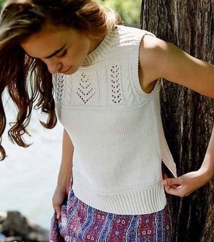 Summer top knit pattern