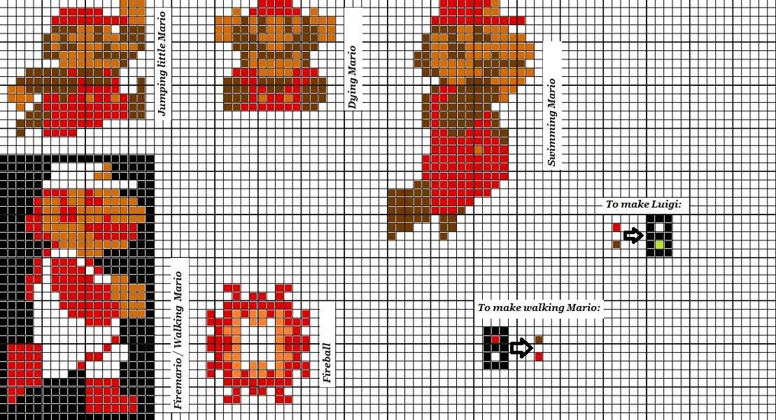 Super mario knitting pattern free