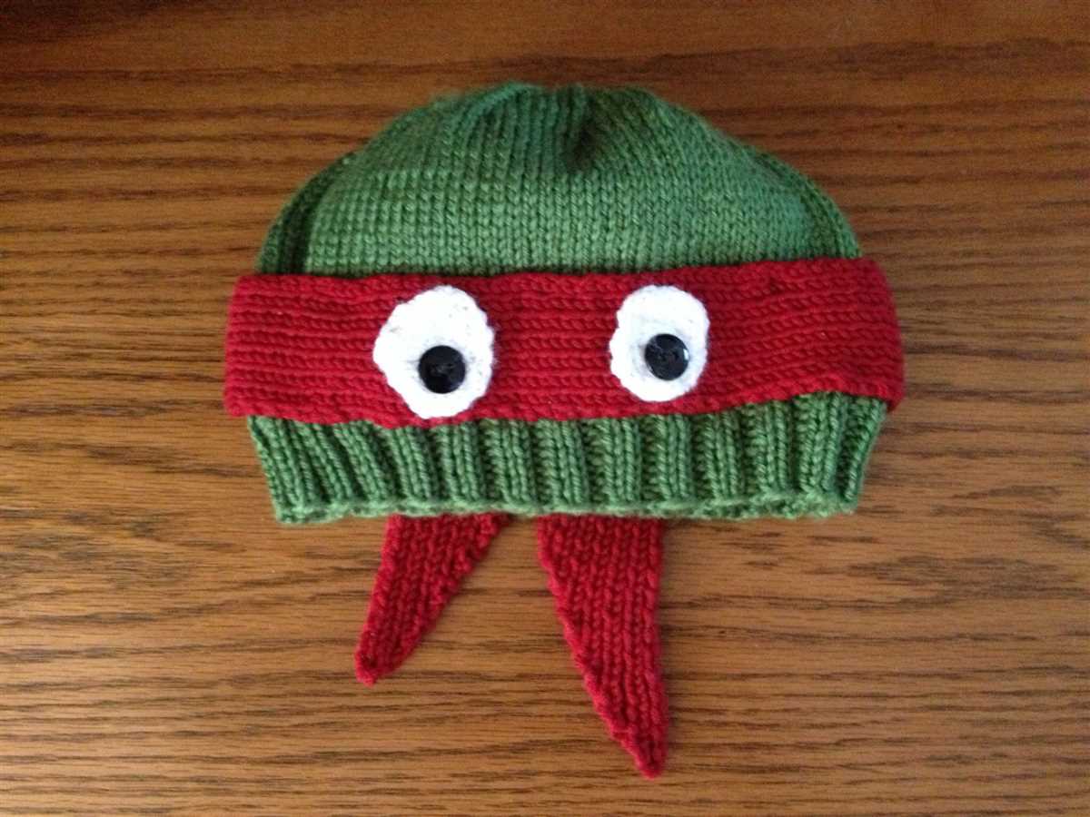 Teenage mutant ninja turtle knitting pattern