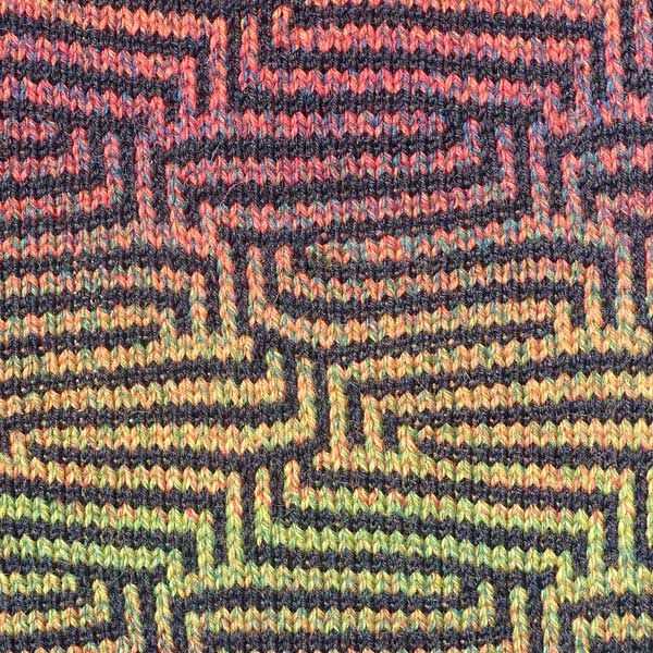 Thermal knit stitch pattern