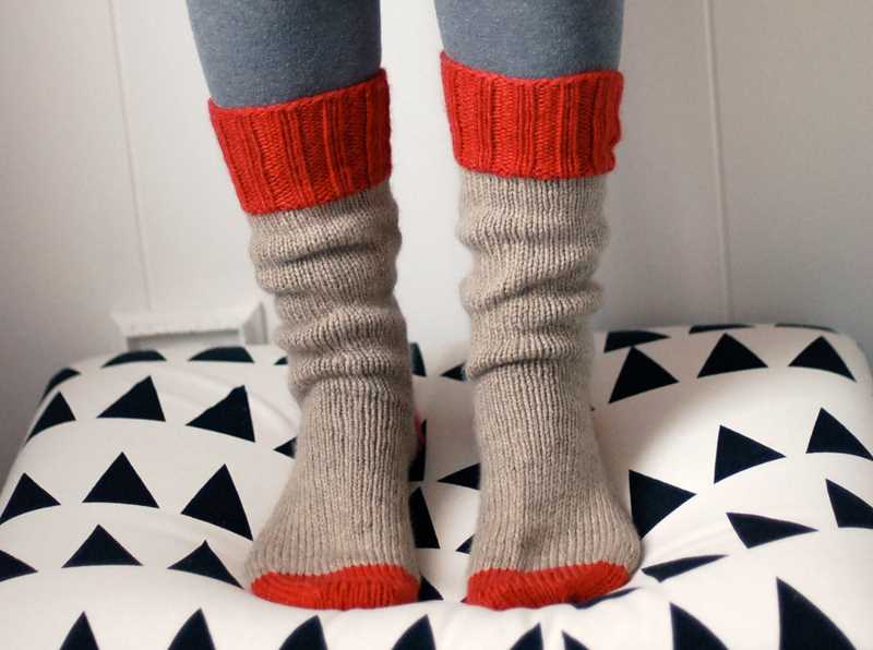 Thick sock knitting pattern