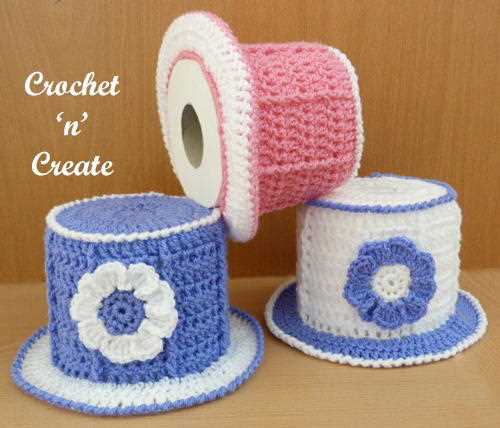 Toilet roll cover knitting pattern