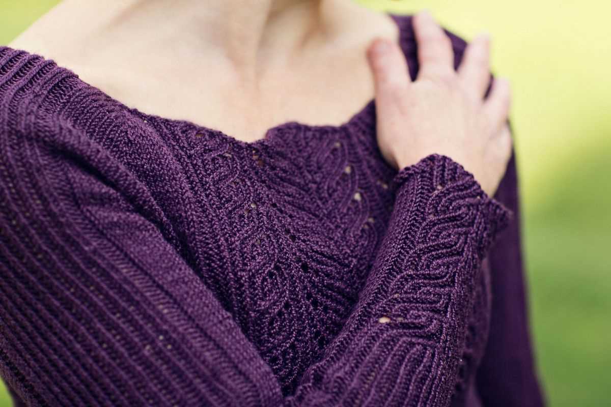 Top down pullover knitting pattern