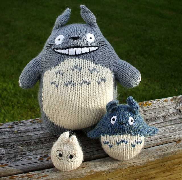 Totoro knitting pattern free