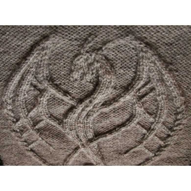 Tree of life aran knitting pattern