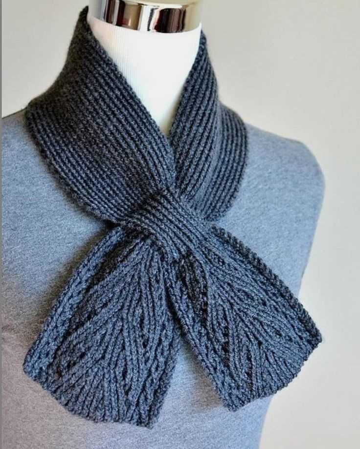 Twisted knit scarf pattern free