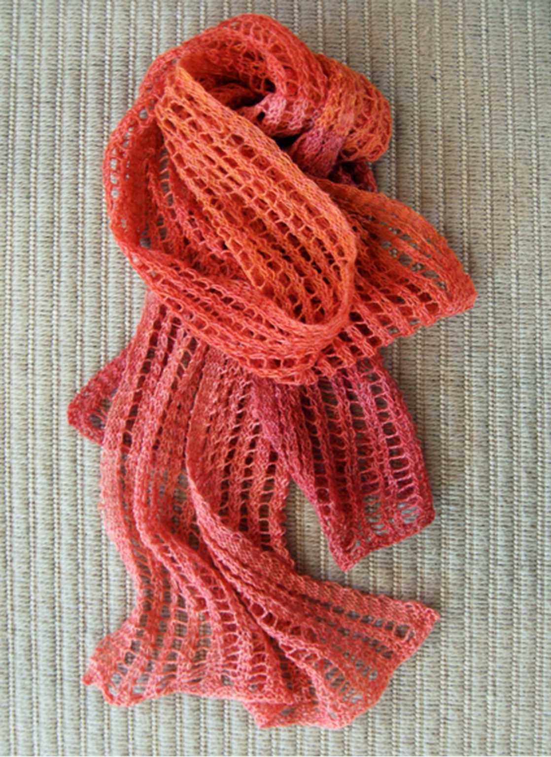 Twisted knit scarf pattern free