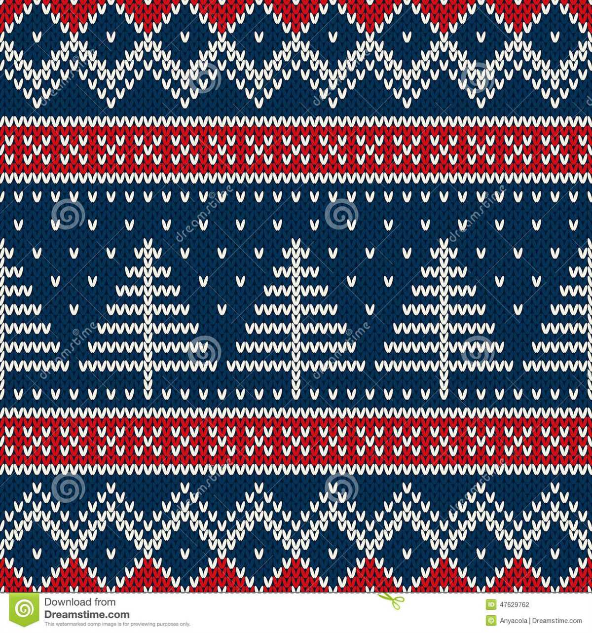 Ugly christmas sweater knit pattern