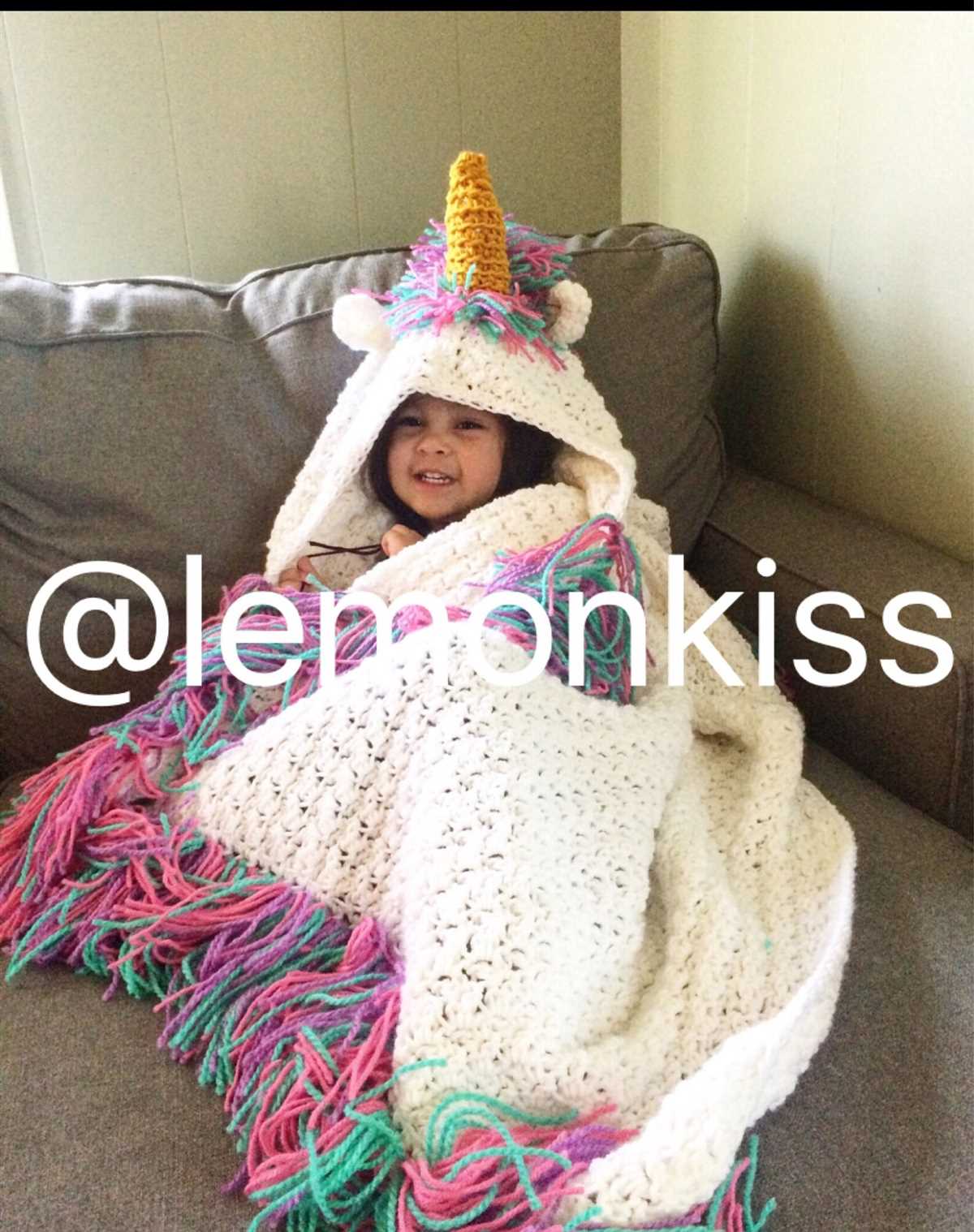 Unicorn blanket knitting pattern free