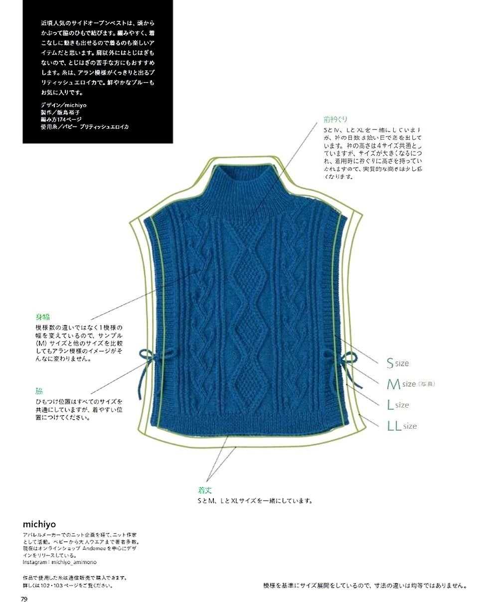 V neck vest knit pattern